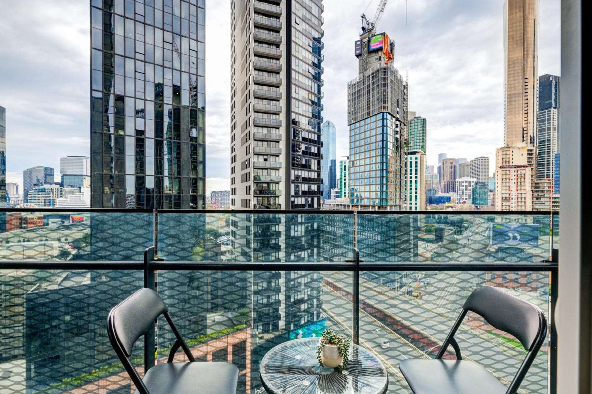 Mega Style Apartments Mainpoint Melbourne Kamer foto