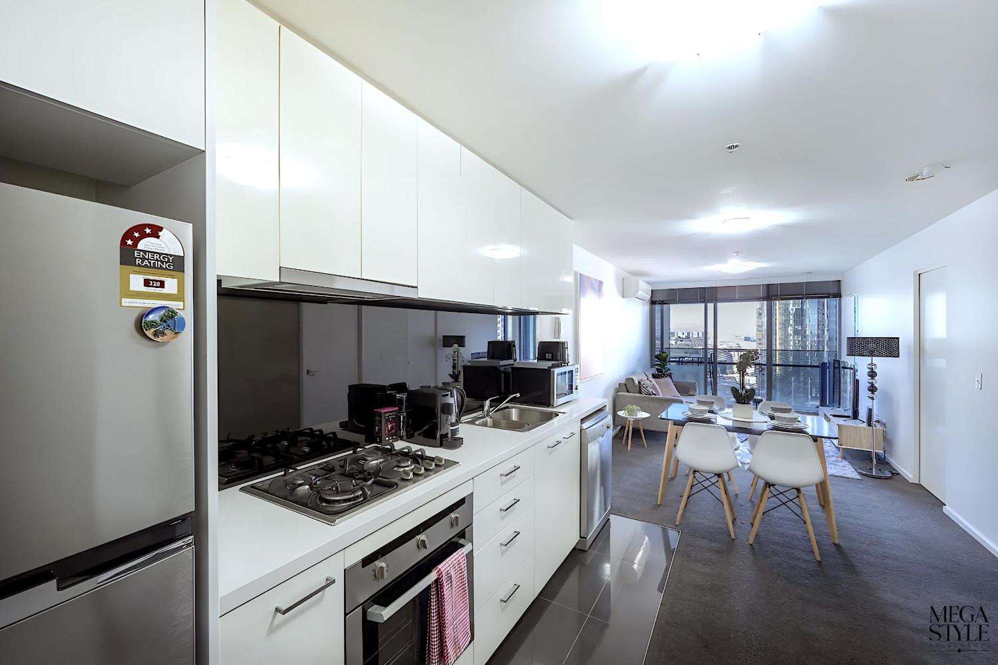 Mega Style Apartments Mainpoint Melbourne Kamer foto