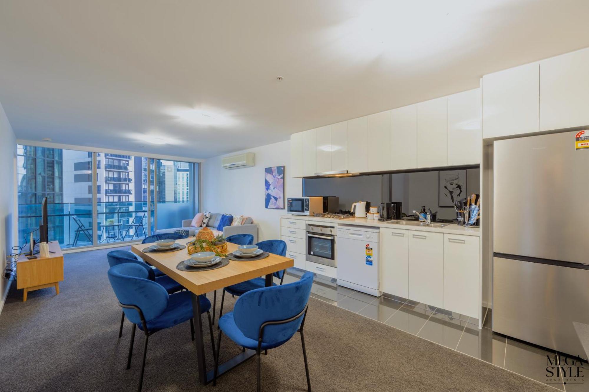 Mega Style Apartments Mainpoint Melbourne Kamer foto